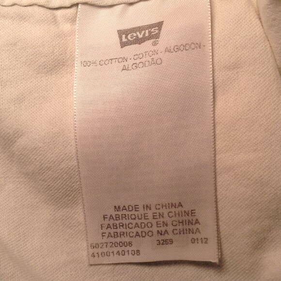 VINTAGE Levi's Ladies M Western wear blouse; 2012, pearl snaps, Cotton, Dude Rch - Picture 6 of 8